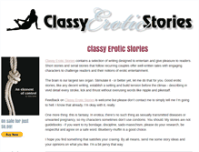 Tablet Screenshot of classyeroticstories.com